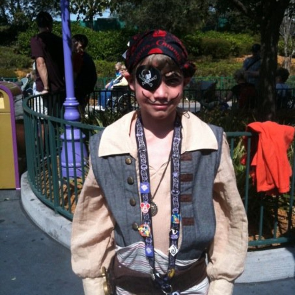 Disney Pirates of the Caribbean Costume (Jack Spar